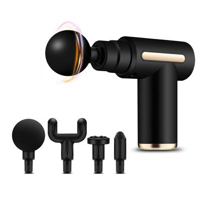 1 шт., пистолет для массажа мышц, перкуссионный массажер для глубоких тканей, спортсменов, облегчение боли и расслабление, электрические массажеры для спины, мощный, тихий