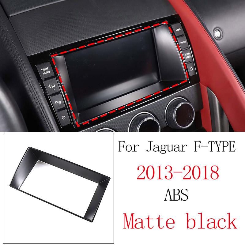 ABS Матовый Черный Для Jaguar F-TYPE 2013-2024 Панель Стакана Воды Центральной Консоли Автомобиля Рамка Подъема Стекла Аксессуары для Интерьера Автомобиля