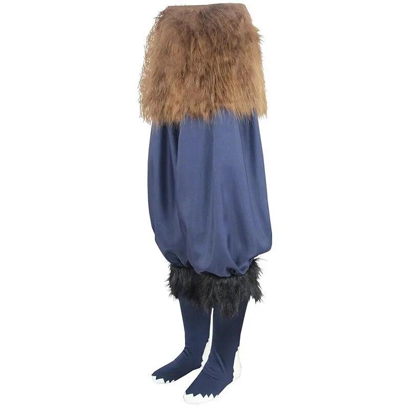 Женские костюмы на Хэллоуин, аниме «Убийца демонов», Hashibira Inosuke, косплей, головные уборы в виде свиньи, повязки, брюки, фартук, костюм с париком Kimetsu no Yaiba