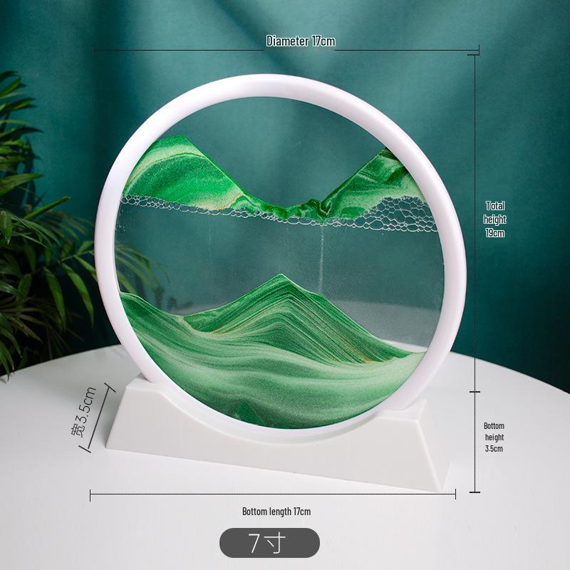 12-дюймовая 3D-картина с пересыпающимся песком: Настольное украшение для дома или офиса