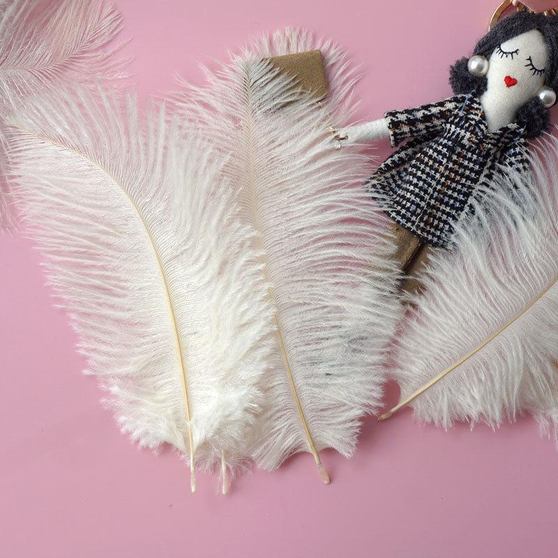 Цветные страусиные перья 15-20 см Свадебное украшение Настенное украшение Перья Настенный ручной букет Материал для ловца снов своими руками