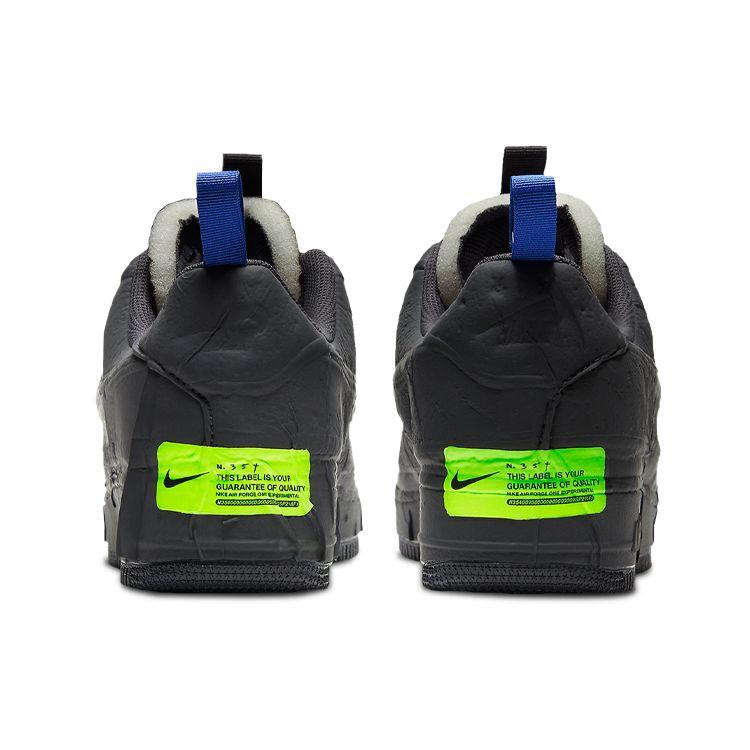 Nike Кроссовки мужские Air Force 1 Low Experimental Черные Антрацитовые Чилийско-Красные Гипер-Королевские CV1754-001