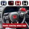 Эмблема на руль автомобиля H-Наклейка Для Civic Accord City CRV Jade Fit Odyssey Hybrid Красный Черный Синий Модификация Салона