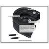 T3 Turbo Heat Shield Turbocharger Blanket Cover For T2 T25 T28 GT28 GT30 GT35 Turbine Housing Car engine Protection Wrap