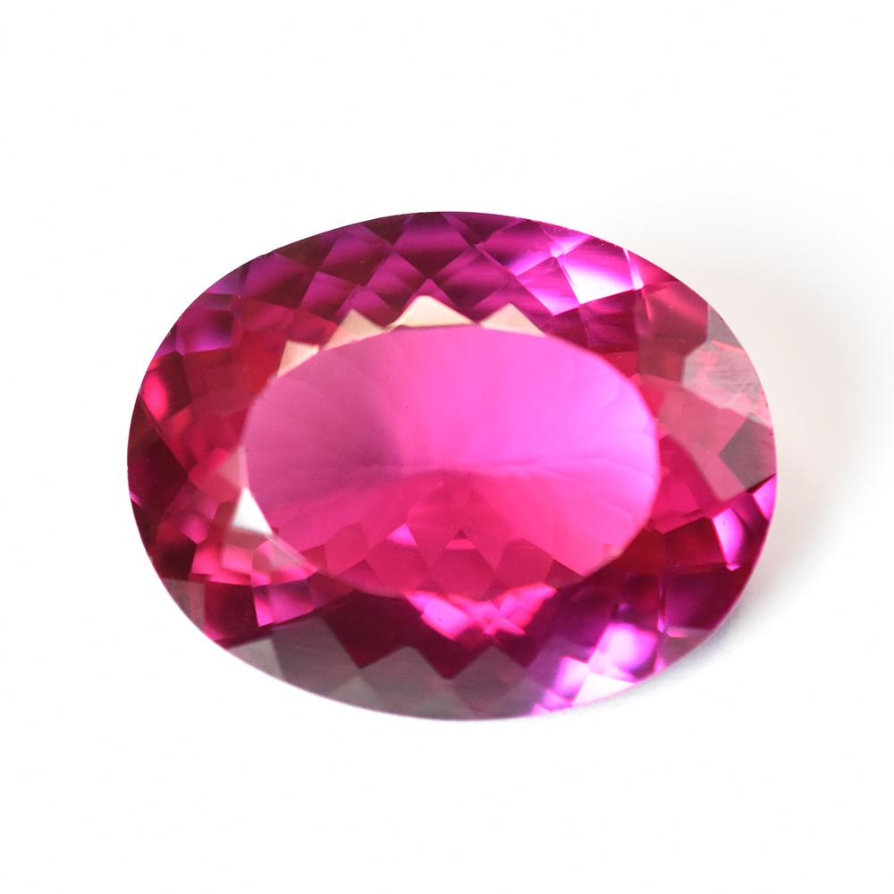 Natural Pink Sapphire Loose Gemstone 19.95 ct Oval Cut for Jewelry Making September Birthstone Gift