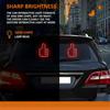 1 шт. Автомобильный пальчиковый забавный свет с дистанционным управлением жестами, наклейка на ручную лампу, светящаяся панель, знаки победы, ОК, знак на окно автомобиля, интерактивный свет