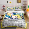 Пододеяльник с наволочкой с HD-принтом Джирачи, мультяшный постельный комплект с 3D-принтом, милый набор для украшения детской комнаты, подарки