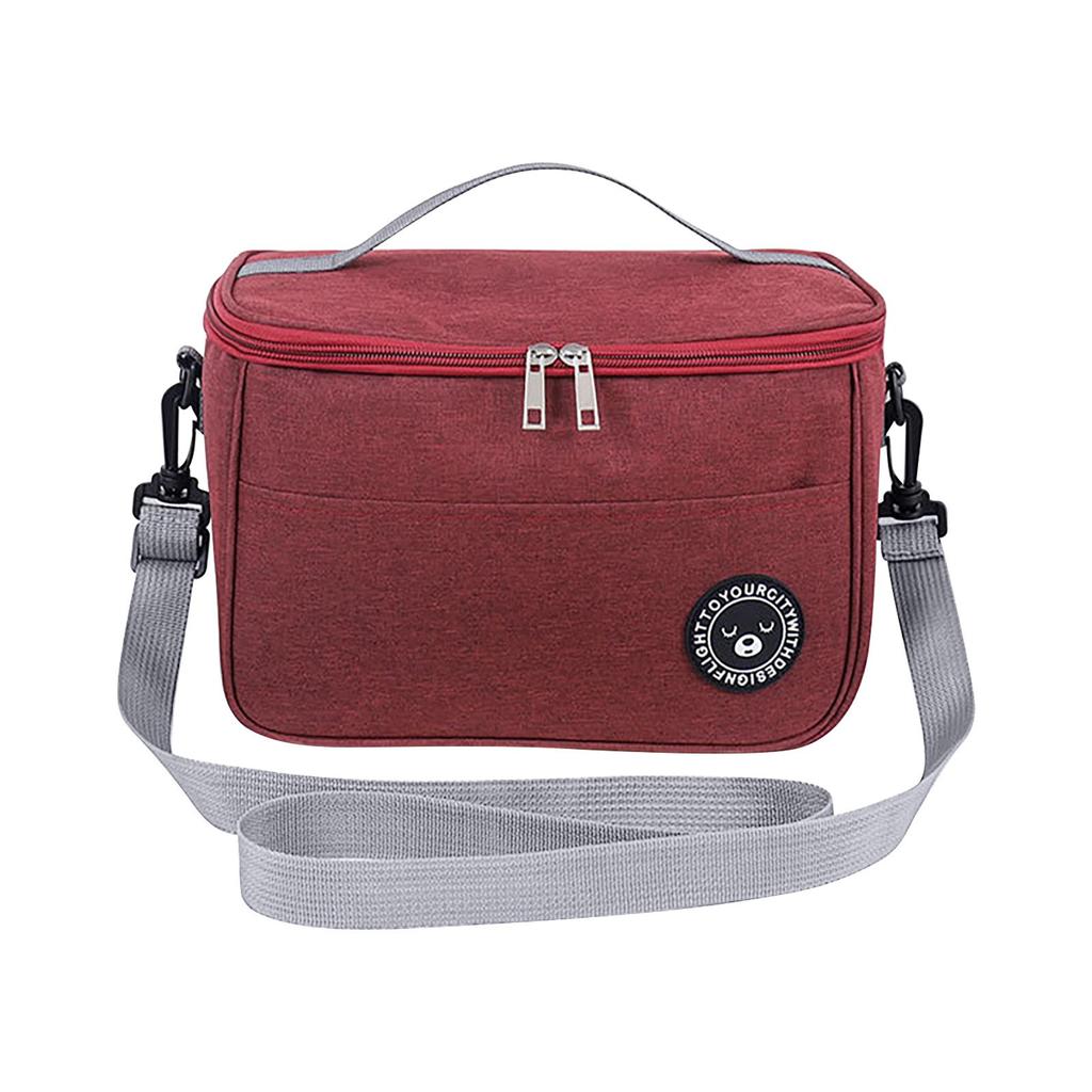 Изолированная коробка для обеда для пикника, портативная охлаждаемая сумка, водонепроницаемая сумка для обеда большой емкости, сумка для пикника