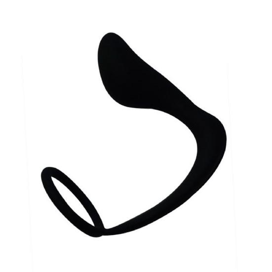 Anal Plug Eco-friendly Fine Workmanship Black Male Prostate Stimulator for Couples