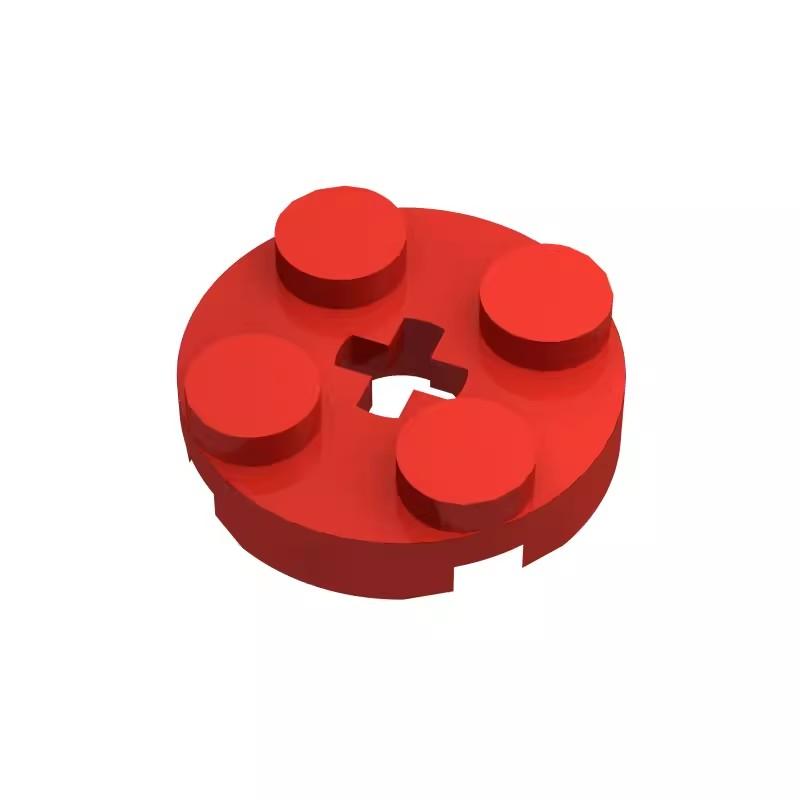 100 шт. Конструктор DIY, размер совместим с 2x2 круглым блоком 4032, пластиковые игрушки для детей