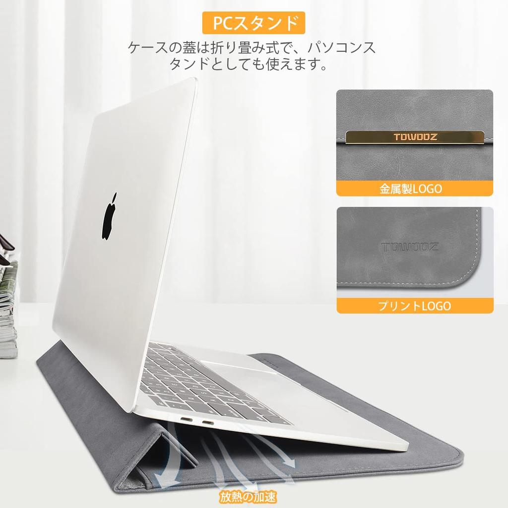 TOWOOZ MacBook Air Case inch Chip 13 inch MacBook Neo A18 Pro Chip Compatible MacBook Pro iPad Compatible Laptop Case PU Leather Shockproof with PC