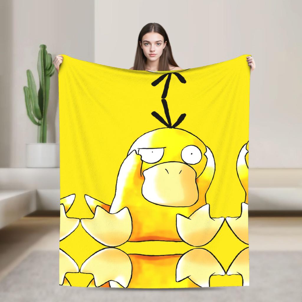Cute Cartoon Squirtle Blankets Poke-Mon Flannel Awesome Warm Throw Blankets for Home Restaurant Spring Autumn