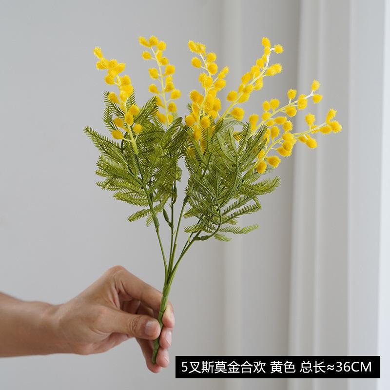 Букет искусственных цветов для одного человека, Ваза для гостиной, Декорация цветочной композиции