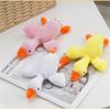 15cm Big Goose Plush Toy Cute Pendant  Stuffed Animal Bag Doll Keychain for Girls Christmas Gift Wedding Party Decor