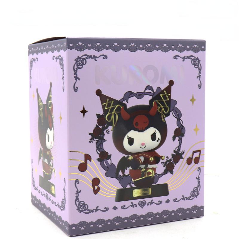 Серия Мультфильмов и Аниме Sanrio Кукла Куроми Девочка Фигурка Май Мелоди Орнамент-Украшение в Стиле Лешен Модные Периферийные Подарки Подвижная Сочлененная Масштаб