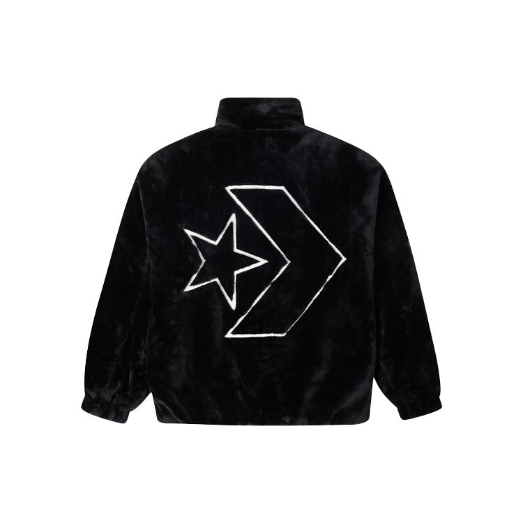Converse Jackets Unisex Black Stand Collar Thickened Other 10023526-A01