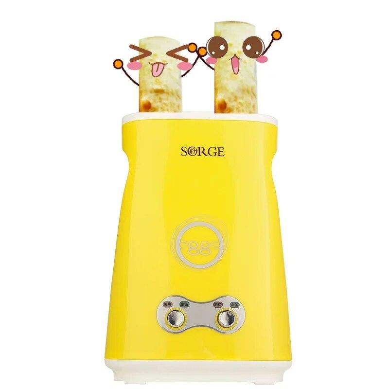 Автоматическая поднимающаяся электрическая машина для приготовления яичных рулетов, чашка для завтрака, одинарный/двойной омлет, мастер-жареные яйца, колбаса, роликовый котел, машина ЕС