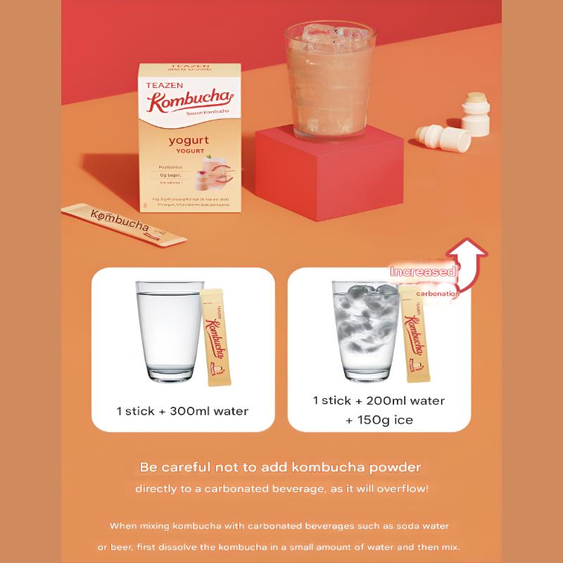 Teazen Комбуча Йогурт 150г (5 г х 30 палочек)