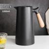1L Large Capacity Kettle Household Coffee Pot Glass Liner Hot Water Jug Bottle Vacuum Flask  Thermos Nordic Thermal Insulation