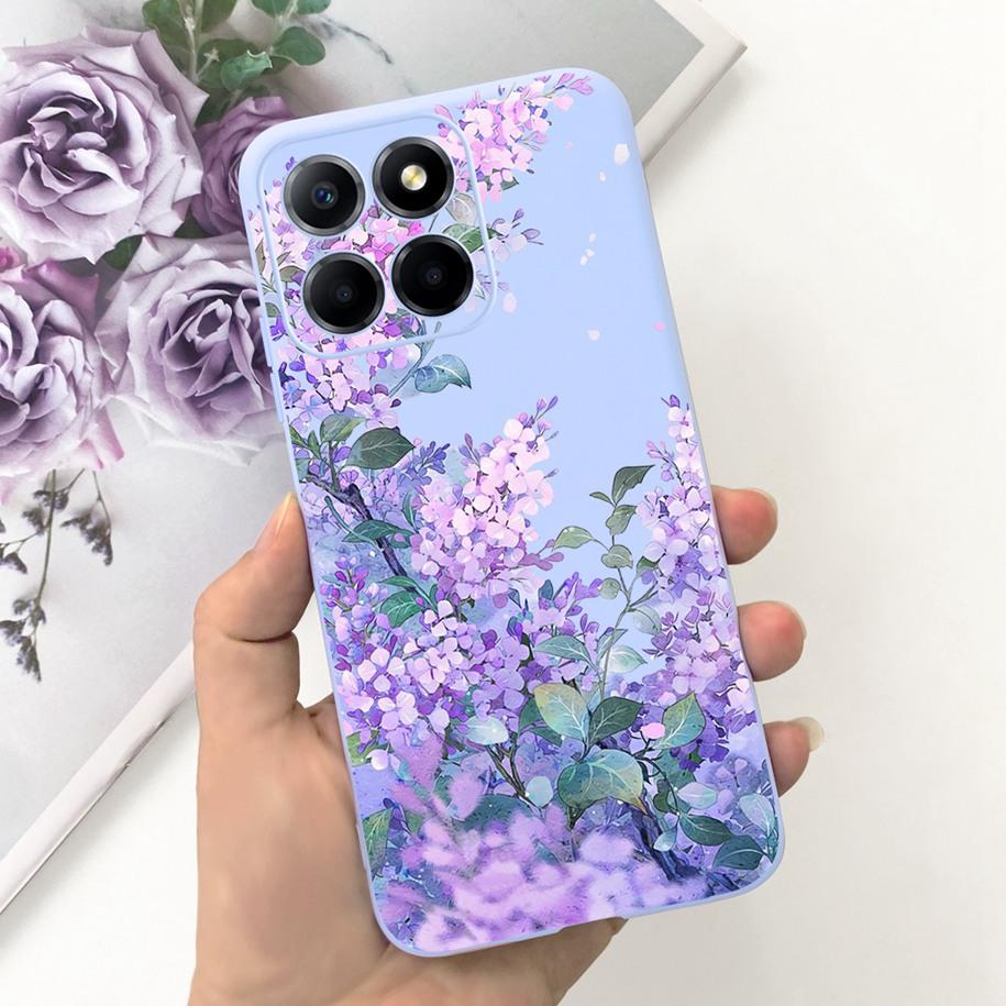 For Cover Honor X8 Phone Case TFY-LX1 TFY-LX2 TFY-LX3 Bumper Popular Flower Cats Soft Cover For Honor 70 Lite X6 X6s X8 5G Funda