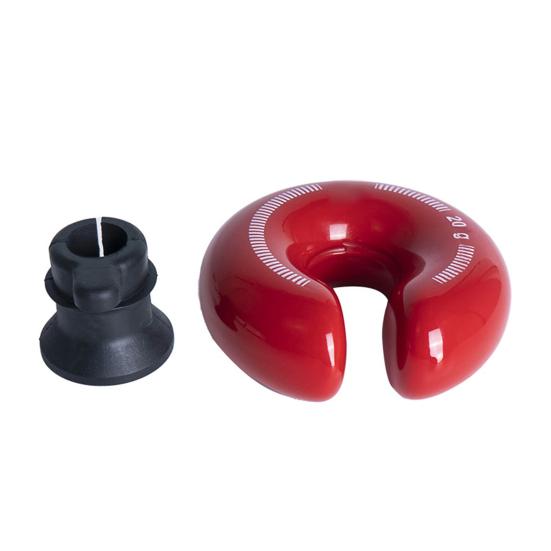 Golf Swing Weight Ring Trainer for Muscle Memory Practice Strength Control Portable Golf Club Accessory for Distance Flexibility Boost