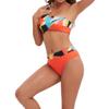 Women's Sexy Split Swimsuit One Shoulder Bikini Print Small Fresh Swimsuit