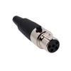 3/4/5/6Pin Mini XLR Female / Male Plug for MIC Soldering Straight for Cable Soldering Small XLR Female Male High Quality