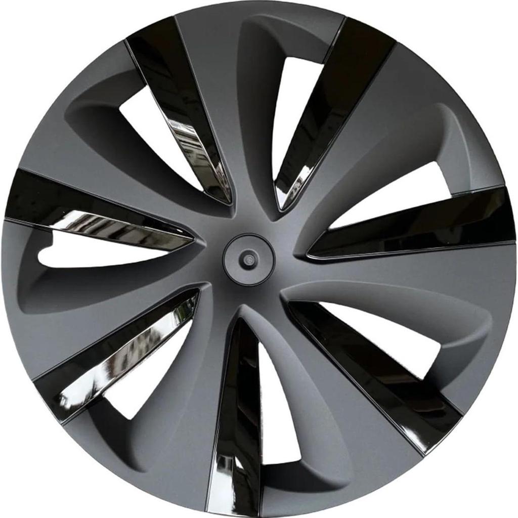 Матовые черные 19-дюймовые колпаки Cyclone для Tesla Model Y 2017-2024