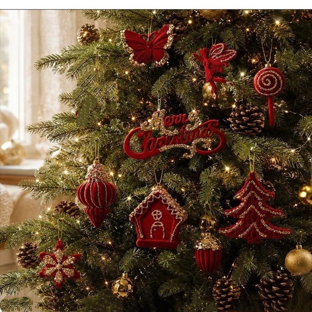 Reindeer Christmas Tree Ornament Butterfly Christmas Hanging Decorations Tree Decor