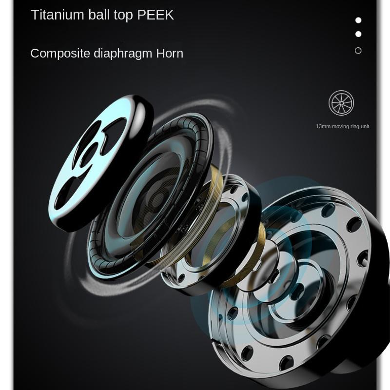 The New In -ear Earplugs Are Transparent Number TWS Bluetooth Headset Game Low Delay