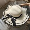 Women's Summer Straw Hat Beach Hat Seaside Sun Protection Korean Style Face-Covering Travel Vacation Versatile Sun Hat Cooling Hat