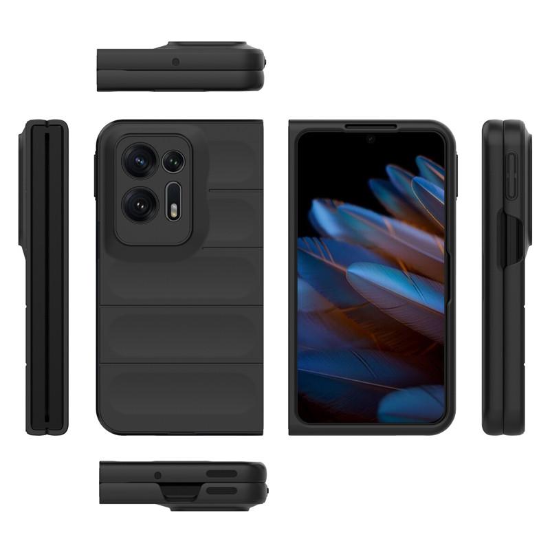 Для OPPO Find N2 Чехол OPPO Find N2 N3 Flip 5G Чехол Роскошный Матовый ПК Ударопрочный Защитный Жесткий Задний Чехол для Телефона OPPO Find N2