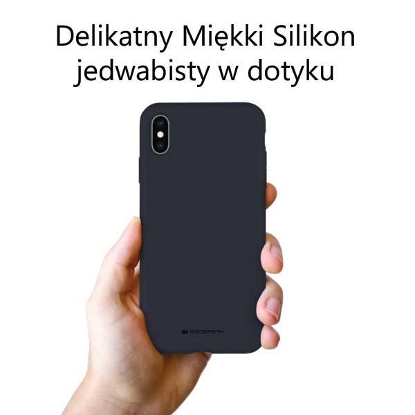 Etui do iPhone 13 Pro Max Mercury Silicone Granatowy