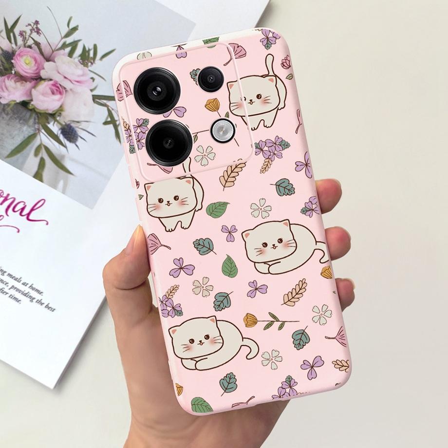 Чехол для Xiaomi Poco X6 Чехол для Xiaomi Poco X6 Pro Poco M6 Pro 5G Чехлы из ТПУ Ударопрочный Мягкий Жидкий Силикон Чехол для Телефона PocoX6 Capa