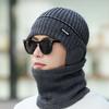 Hats for Men Winter Solid Color Knitted Hats Men's Woolen Hats Boys' Warm and Cold Hats Trendy High Density Knitted Hats