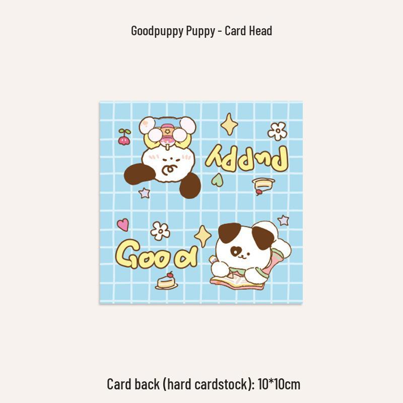 Самоклеящийся милый набор пакетиков для упаковки карточек для маленьких карточек