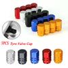 5Pcs/lot Car Wheel Tire Valve Stems Caps Aluminum Tyre Rim Stem Covers Airdust Waterproof for BMW Auto Moto Car Accessories Tool