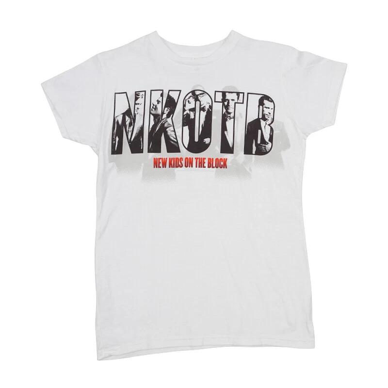 NEW KIDS ON THE BLOCK LADIES WHITE T SHIRT