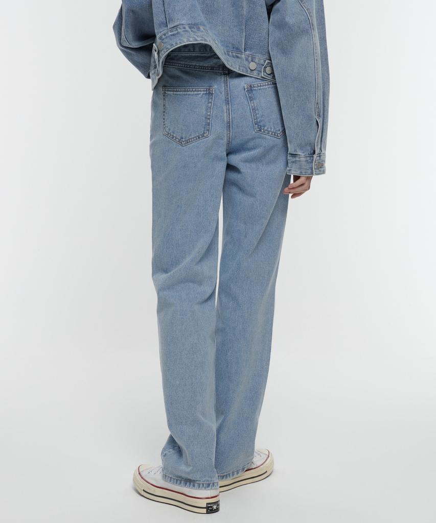 MUSINSA STANDARD WOMAN Women'S Straight Denim Pants [Light Indigo]