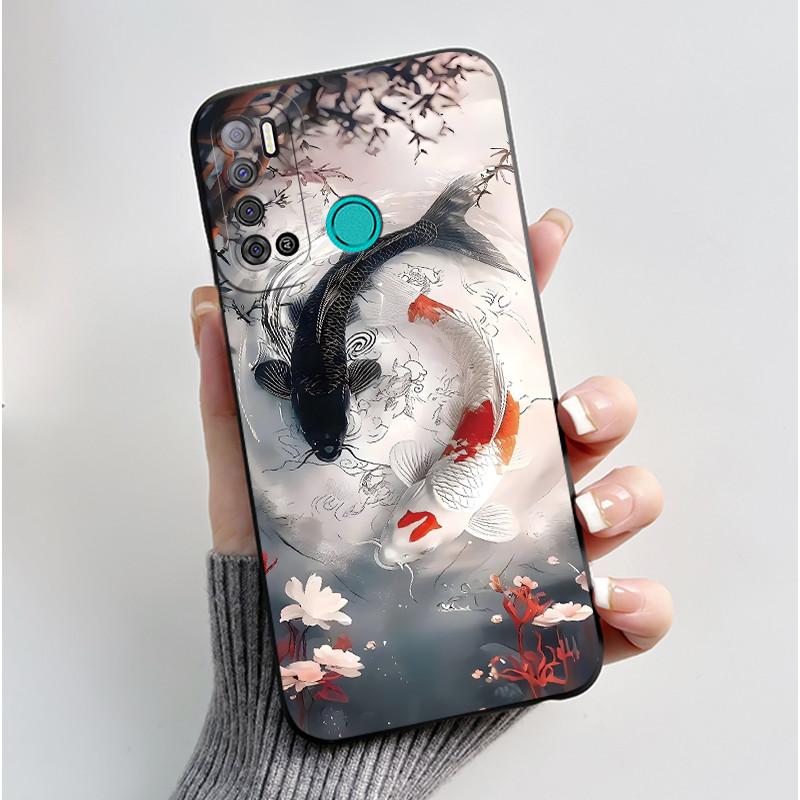 Для Tecno Pouvoir 4 Pouvoir 4 Pro LC7 LC8 Чехол Роскошный Милый Кролик с Сердечками Смешной Чехол для Телефона Черный Силиконовый Защитный Задний Чехол