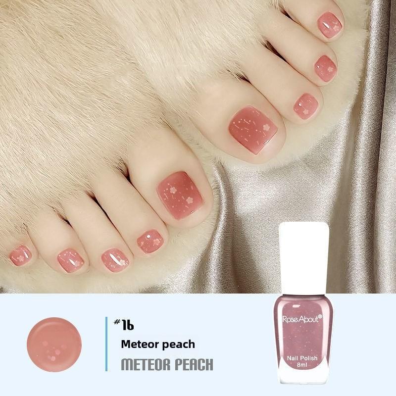 Летний маникюр, без выпечки, стойкий и быстросохнущий, на водной основе, без запаха, рвущийся, прозрачный как лед нюдовый лак для ногтей