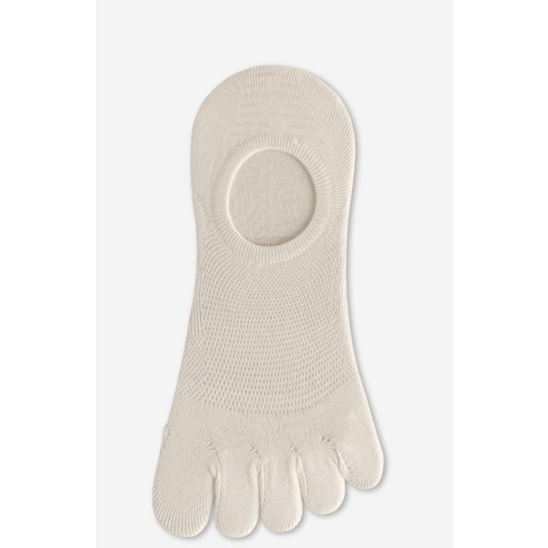 Женские весенне-летние тонкие сетчатые носки-лодочки, антибактериальные и противоинфекционные носки с пятью пальцами, бесшовные невидимые хлопковые носки