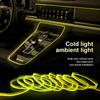 1/2/3/5M Neon Led Strip Light  7 Colors RGB DIY USB Remote Control For Car Interior Atmosphere EL Wiring Flexible LED Lam 5V/12V
