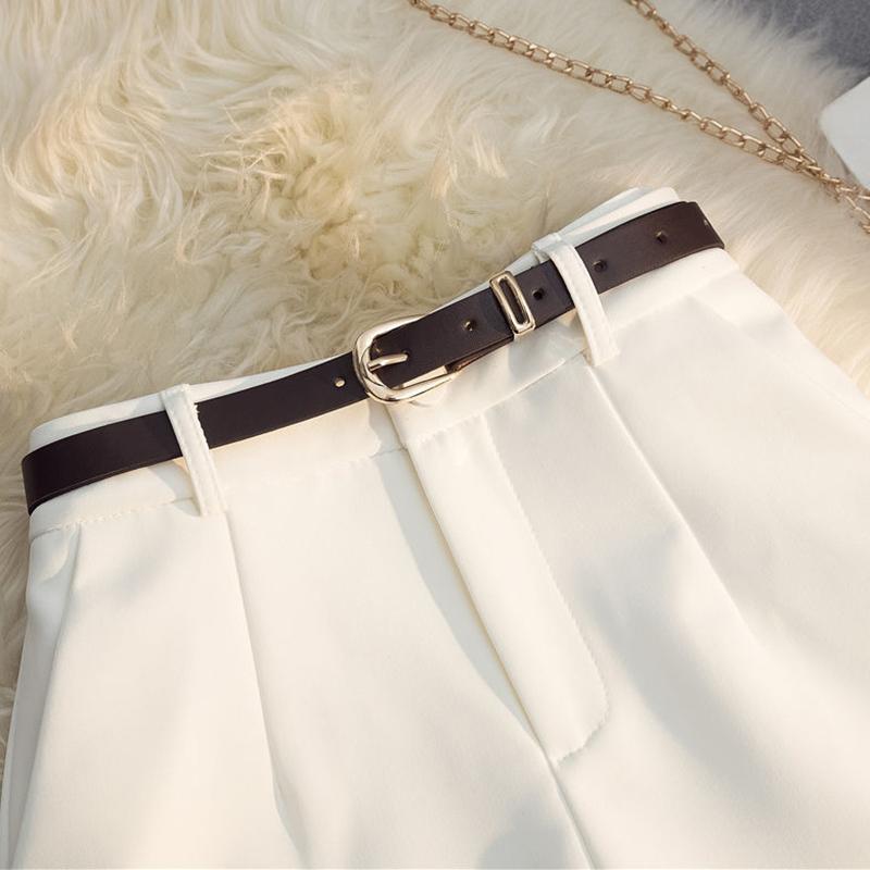 Шорты, женские широкие брюки трапециевидной формы с высокой талией, свободные брюки