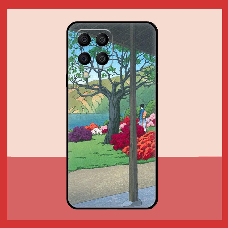 Японский чехол Укиё-э для Samsung Galaxy M56 M12 M06 M32 M52 M35 M55 M15 M11 M13 M14 M16 M36 M31 M53 M34 M54