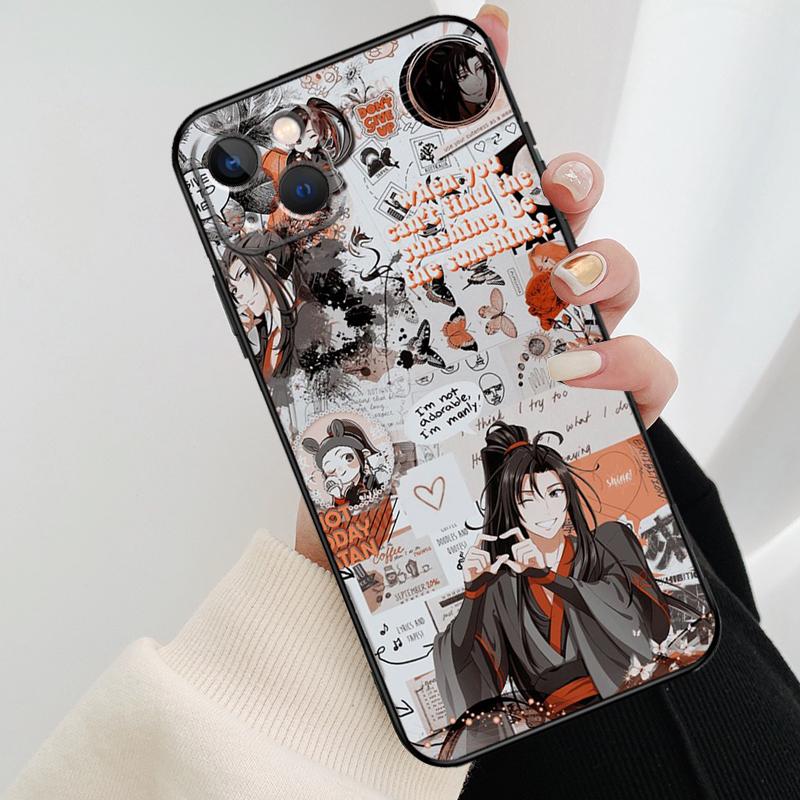 Эстетичный чехол для телефона Mo Dao Zu Shi для iPhone 17 Pro Max 15 14 13 11 12 16 Pro Max mini 15 16 Plus 16e 17 Air Cover