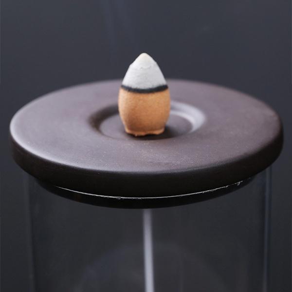 Курильница с обратным потоком, креативная керамическая настольная декоративная печь для ароматерапии, ветрозащитный держатель для благовоний