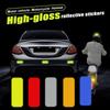 1PC NEWCar Bumper Reflective Stickers Reflective Warning Sticker Reflector Tape Decals Motorcycle Stickers Secure M3U4