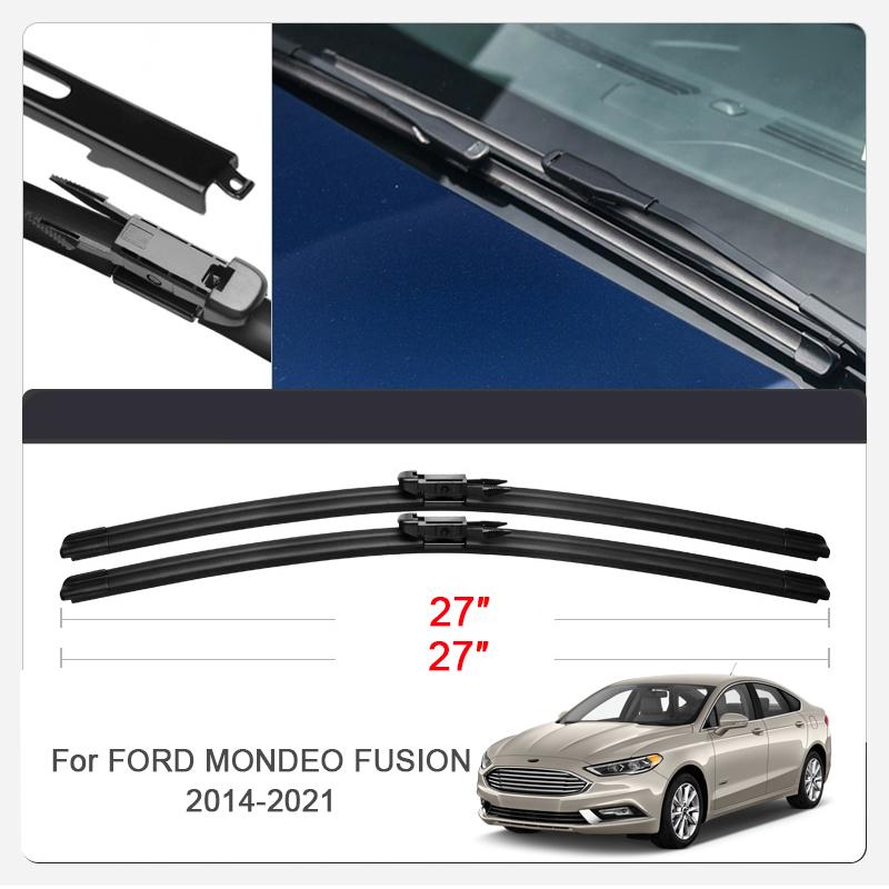2PCS Car Blade Windshield Wiper For FORD BRONCO ECOSPORT ESCAPE EVEREST EXPLORER F-15 FIESTA MUSTANG MACH E RANGER TAURUS TERRITER
