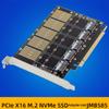 PCI-E 16 для M.2 B для Key 5-портовая NGFF+Sata 3.0 карта Pansion JMB585 для чипа PCI для прессы Gen 3x2 пропускная способность